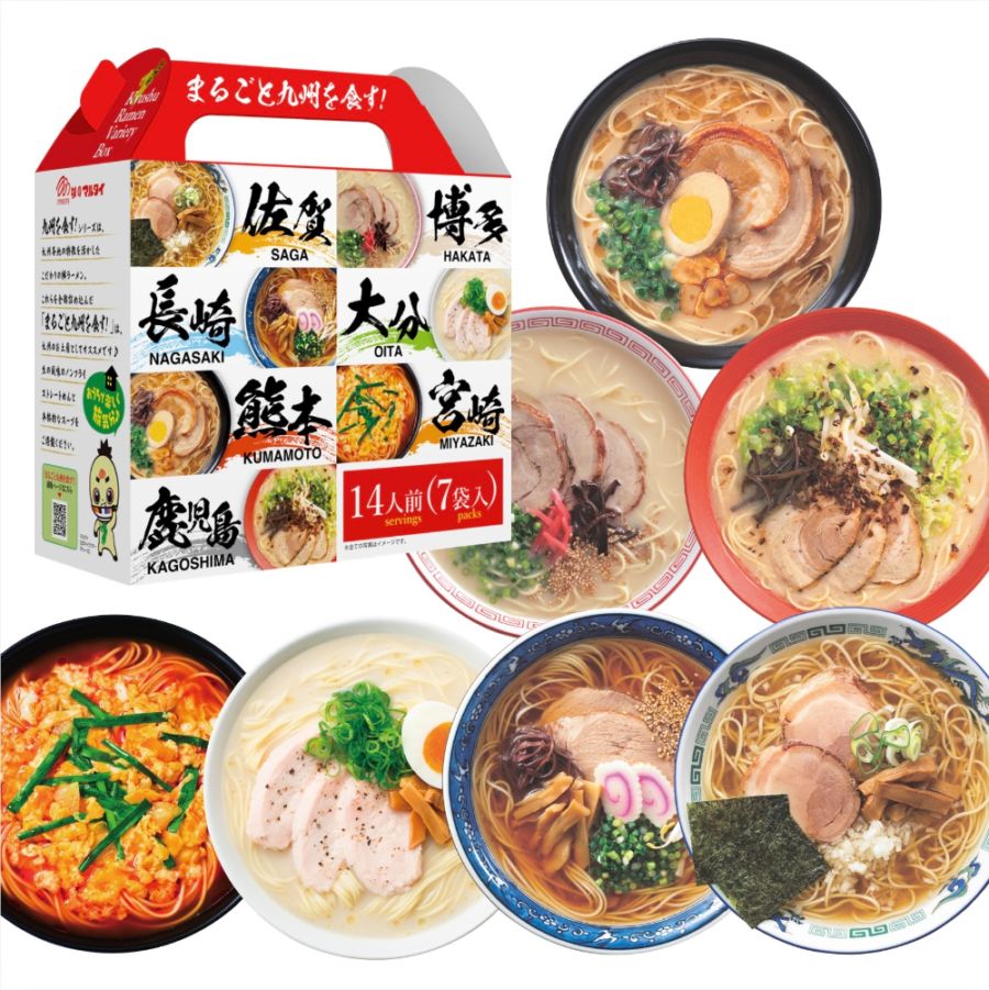 まるごと九州を食すご当地ラーメン 7袋セット