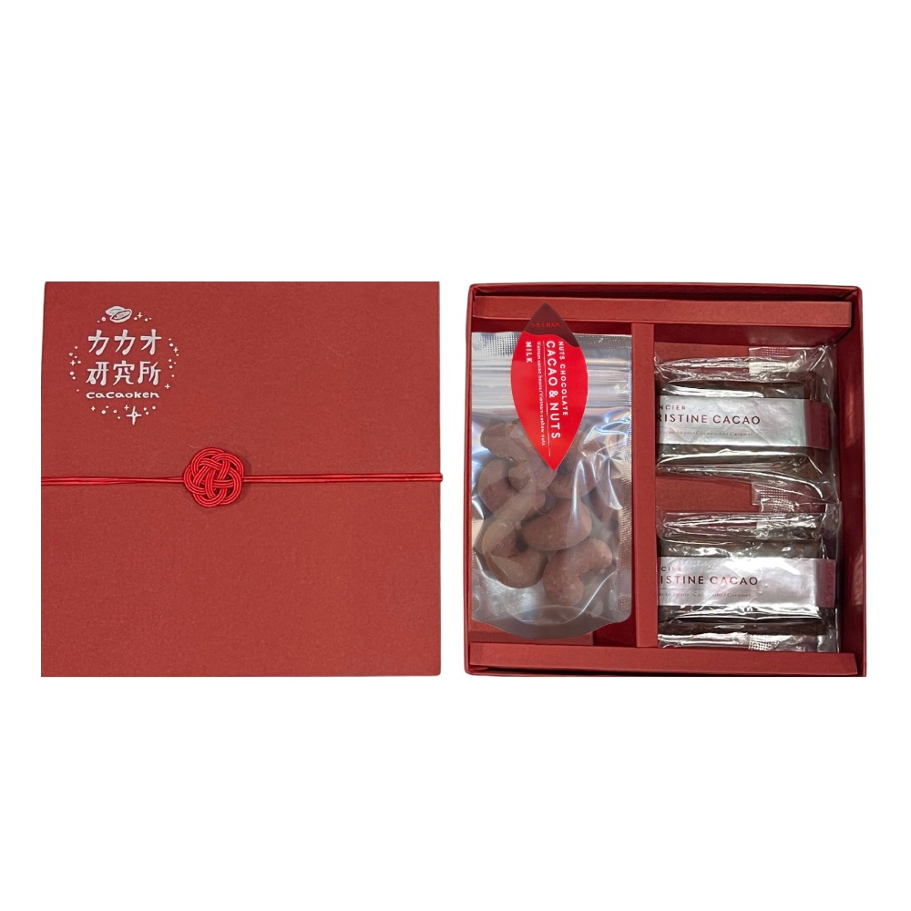 クリスティーヌカカオフィナンシェと大粒ソルティカシューナッツチョコギフトセット