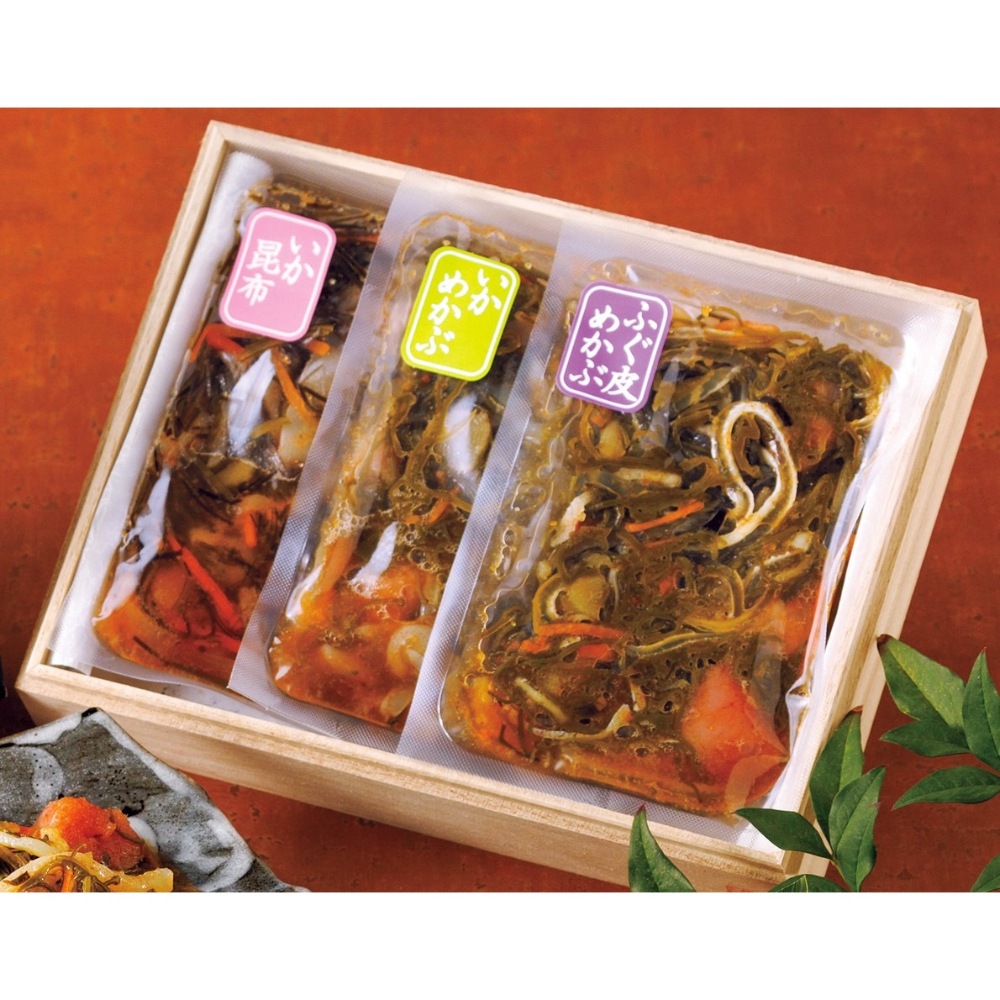 めんたい博多漬け3種詰合せ