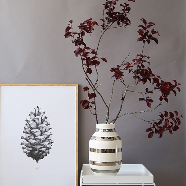 ケーラー　オマジオフラワーベース　ラージサイズ KAHLER (ケーラー) オマジオ フラワーベース ラージ シルバー 日本正規