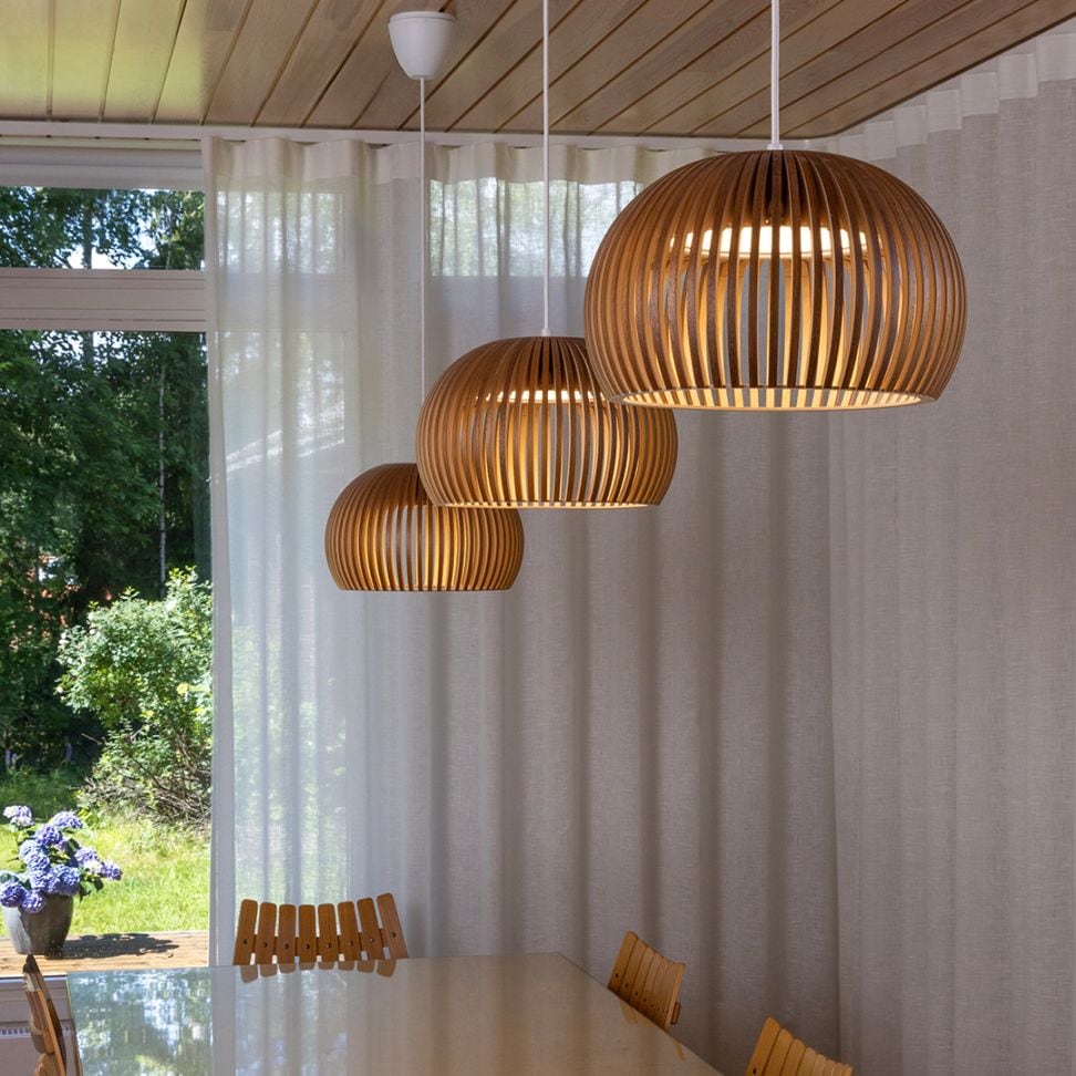 Secto Design セクト デザインAtto 5000 ペンダントライト Wooden Atto 5000 pendant lamp by Secto Design | Secto Design