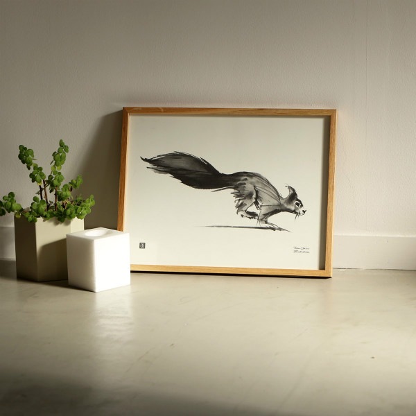 Teemu Jarvi �ݥ����� 30��40cm SQUIRREL �ꥹ �̲� ����ƥꥢ ������������Ź�� �ơ��ࡦ������