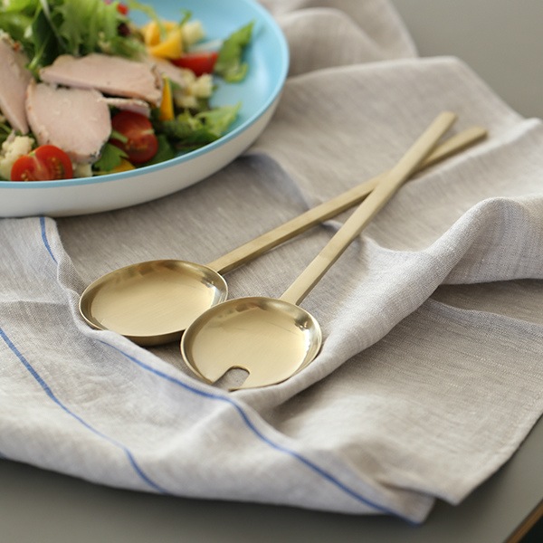 【受注発注】ferm LIVING (ファームリビング) Fein Salad Servers (ファイン サラダサーバー） 北欧/インテリア