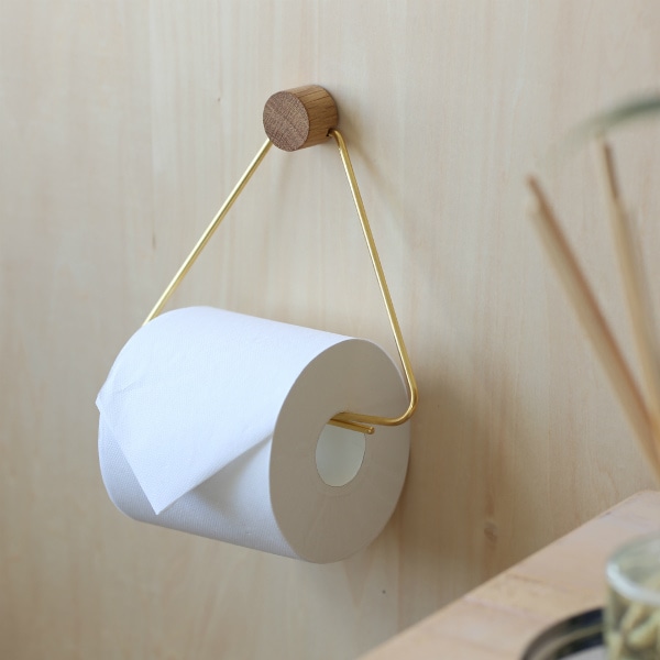 【受注発注】ferm LIVING (ファームリビング) Toilet Paper Holder (トイレットペーパーホルダー) ブラス  北欧/インテリア/日本正規代理店品 　-KOZLIFE