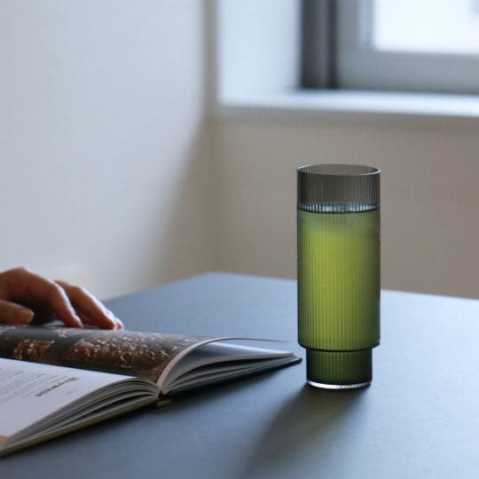 ��30%OFF��Ferm Living Ripple Long Drink Glasses ��åץ� ���󥰥��饹 4�ĥ��å� ���ꥢ ���⡼�����졼 �ե����� �̲� ����ƥꥢ �ե������ӥ� ������������Ź��