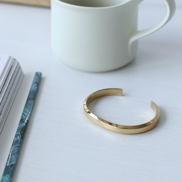 SKULTUNA(スクルツナ) Icon Cuff バングル / ゴールド 【C0702-007