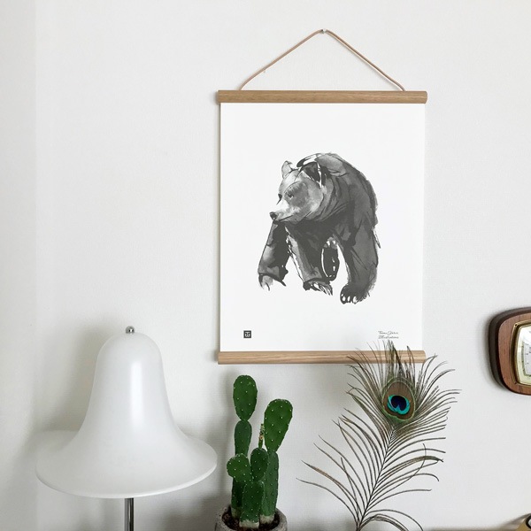 Teemu Jarvi �ݥ����� 30��40cm GENTLE BEAR ������ȥ�٥� �̲� ����ƥꥢ ������������Ź�� �ơ��ࡦ������