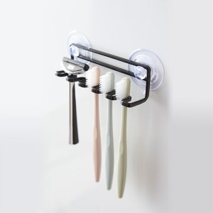 �ڤ����󤻡ۻ���¶� tower (���) Tooth Brush Holder (���� �ȥ������֥饷������ɥۥ���� 5Ϣ) �ۥ磻��/�֥�å� ��Ǽ/����