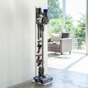 �ڤ����󤻡ۻ���¶� tower (���) Cordless Cleaner Stand  (�����ɥ쥹���꡼�ʡ��������) �ۥ磻��/�֥�å� ��Ǽ/����