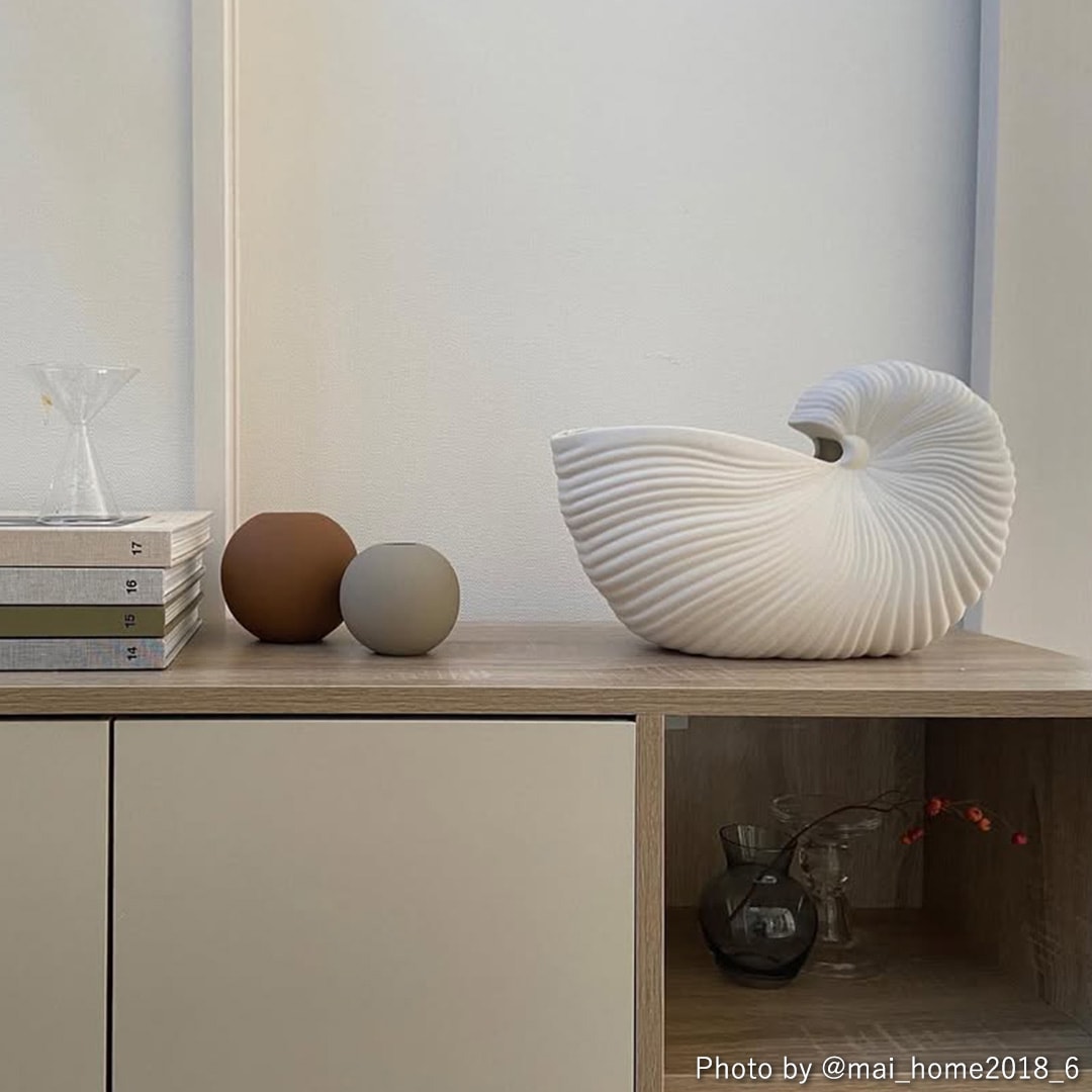 L*M様 ferm LIVING Shell Pot / ファームリビング シェ 楽天市場】Ferm Living Shell Pot ファームリビング シェル