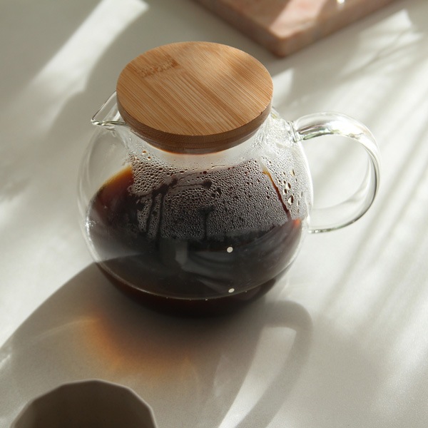 cores クリアガラスサーバー 6カップ コーヒー 紅茶 ティーポット