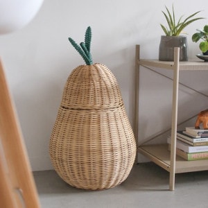 �ڤ����󤻡�Ferm Living (�ե������ӥ�) Braided Storage�ʥ֥쥤�ǥåɥ��ȥ졼���� L �Υʥ�/��� �̲�/����ƥꥢ/�Ҷ�����/��Ǽ/������������Ź