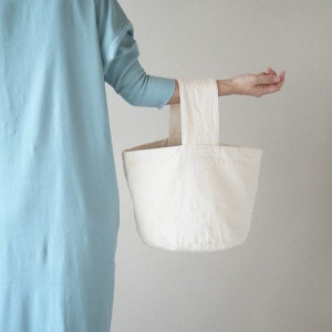 pouto (�ݥ���) Canvas Bucket Bag Small (�����Х� �Х��åȥХå������⡼��) �֥�å�/���졼/�ʥ�����/��å� �ȡ��ȥХå�/���ϥ�ɥ�/�ߥ˥ȡ���/�����Хå�/����