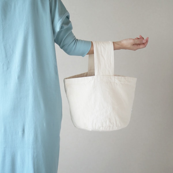 Cotton Canvas Bucket Bag コットンキャンバス バケットバッグ pouto (ポウト) Canvas Bucket Bag Small (キャンバス バケット