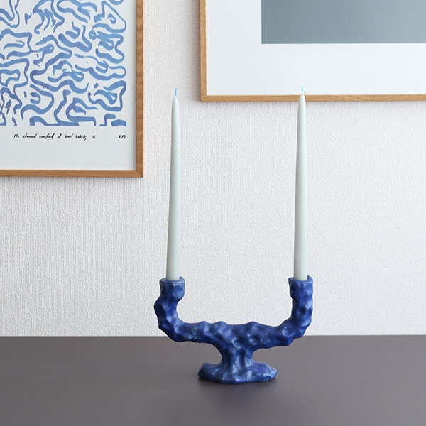 ��80��OFF��Ferm Living (�ե������ӥ�) Dito Candle Holder (�ǥ��ȥ����ɥ�ۥ����) ���֥� �������֥饦��/�֥饤�ȥ֥롼 �̲�/����ƥꥢ/������������Ź��
