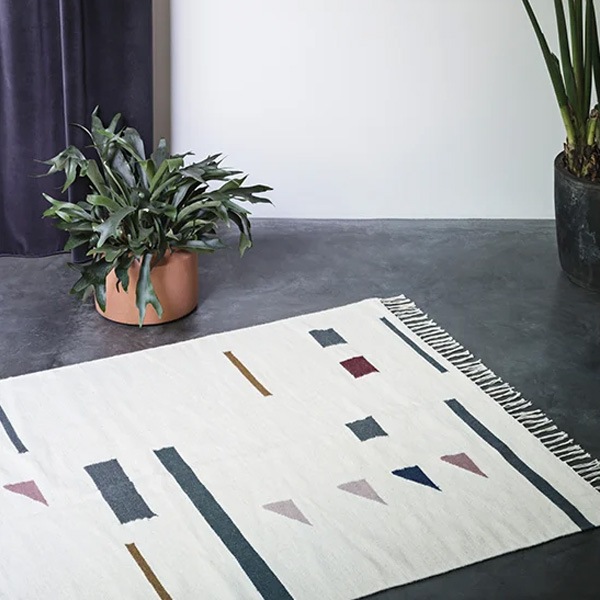 クリアランスセール】キリム 63cm×95cm No. 1410-1047 キリム- 最大 50