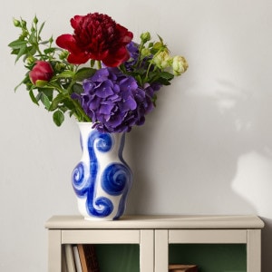 KAHLER (顼) Tulle Vase H22.5cm ֥롼 ̲ǥ/ƥꥢ/֥//Ź