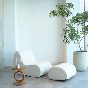 Ferm Living Herman Stoolホワイトオイルドオーク/クローム Ferm Living Herman Stoolホワイトオイルドオーク/クローム