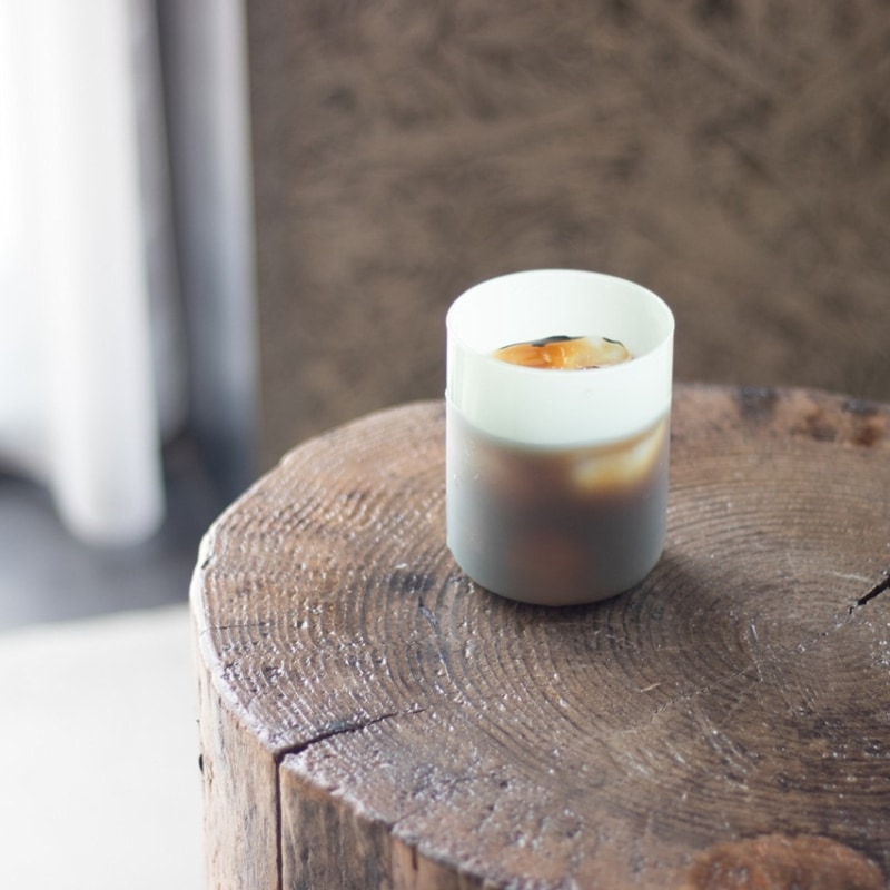 ��30%OFF��ideaco milk glass HAKU medium 2�ĥ��å� �ۥ磻�� �ߥ�� ���饹 ���饹���� ����֥顼 ��Ǯ �ߥ륯���饹 ���ǥ�����under3500��
