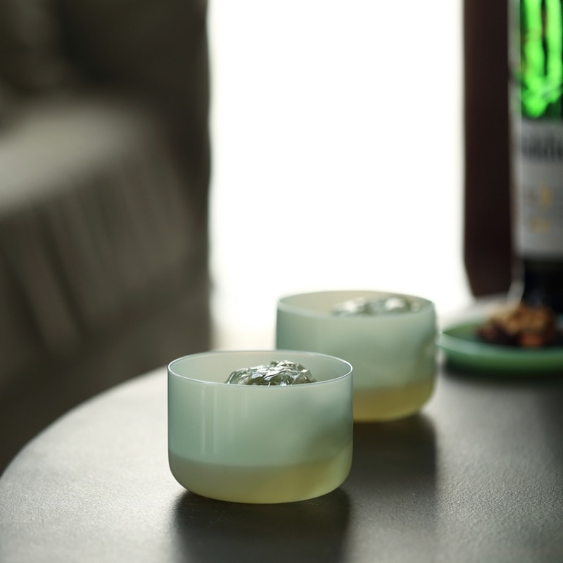 ��30%OFF��ideaco milk glass HAKU low 2�ĥ��å� �ۥ磻�� �ߥ�� ���饹 ���饹���� ����֥顼 ��Ǯ �ߥ륯���饹 ���ǥ�����under3500��