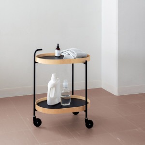 �ڤ����󤻡�MOHEIM TROLLEY �ȥ졼�若�� �ۥ磻��/�֥�å� ���緿������