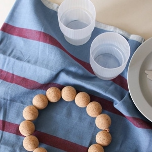 �ڤ����󤻡�Ferm Living (�ե������ӥ�) Hale Tea Towel (�ƥ���������) �ե����ǥåɥ֥롼/�С�����ǥ��� �̲�/���å��󥿥���/������������Ź��