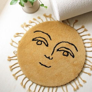�ڤ����󤻡� Ferm Living (�ե������ӥ�) Sun Tufted Rug (���󥿥եƥåɥ饰) S �������� �̲�/����ƥꥢ/�ޥå�/�Ҷ�����/������������Ź��