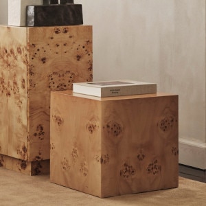 �ڤ����󤻡�Ferm Living (�ե������ӥ�) Burl Cube Side Table (�С��� ���塼�� �����ɥơ��֥�) �̲�/����ƥꥢ/��ӥ�/������������Ź��