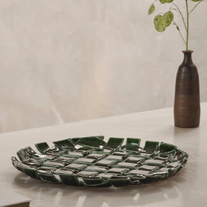 ڤ󤻡 Ferm Living (եӥ) Plait Platter (ץ쥤ȥץå եۥ磻 /ɥ꡼ ̲/ƥꥢ/Ź