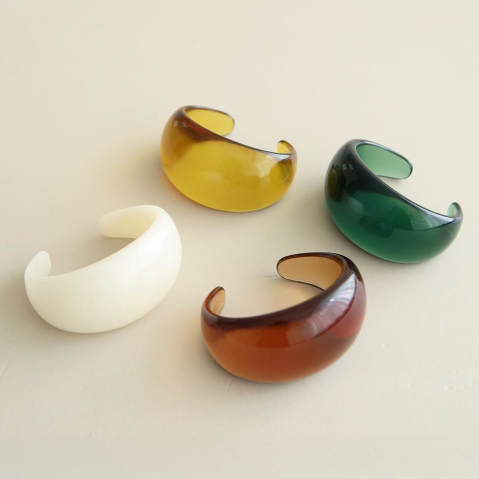 Pico (ピコ) バングル Novie クリアアンバー/クリアモカ/クリア