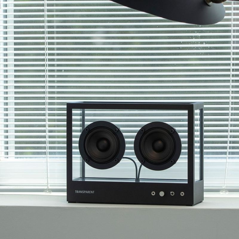 �ڤ����󤻡� TRANSPARENT (�ȥ�󥹥ڥ�����) Small Transparent Speaker�ʥ��⡼�� �ȥ�󥹥ڥ����� ���ԡ������� �ۥ磻��/�֥�å�/�᥿�� �̲�/���������ǥ�/���ԡ�����/�����ǥ���/����ƥꥢ����������եȡ�