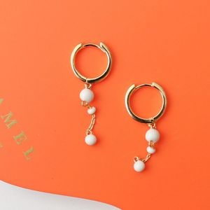 エナメル 便利な2ウェイピアス! ATMA ローズ&ゴールド Enamel (エナメル) ピアス ローラ ボールド デイジー/ゴールド