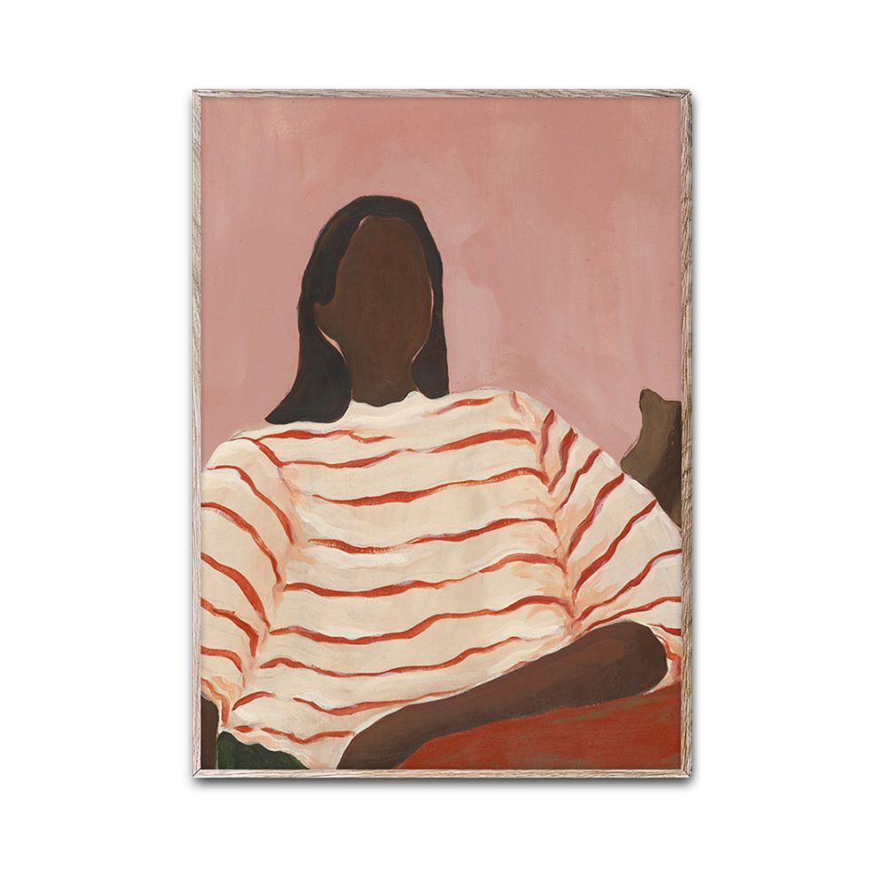 Paper Collective ポスター【70×100】Red Stripes 北欧 インテリア