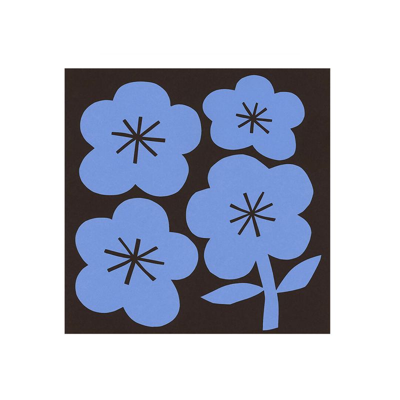 Paper Collective �ݥ�������30��30��Blue Flowers �̲� ����ƥꥢ ������ �ڡ��ѡ����쥯�ƥ��� Leia Bryans ������������Ź�ʡڤ����󤻡ۡڥ����ڡ����оݡۡ�����̵����
