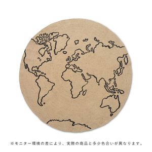 ��40��OFF��Ferm Living (�ե������ӥ�) FL Jute Carpet Large World �̲�/����ƥꥢ/������������Ź�ʡڹ���߸ˤ����