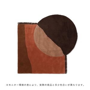 ��40��OFF��Ferm Living (�ե������ӥ�) View Tufted Rug ��åɥ֥饦�� �̲�/����ƥꥢ/������������Ź�ʡڹ���߸ˤ����