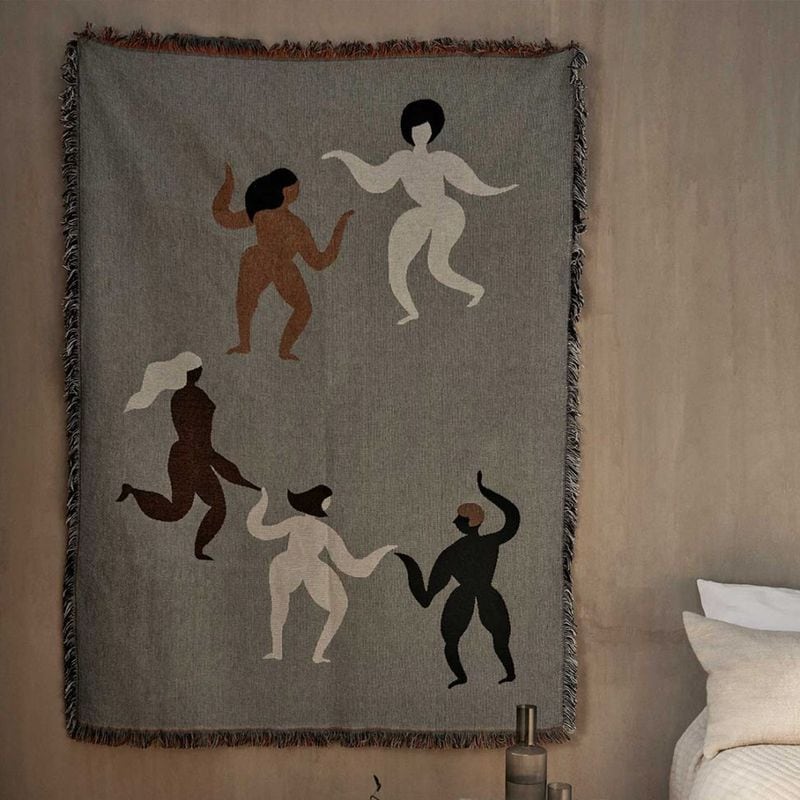 ��40��OFF��Ferm Living (�ե������ӥ�) Free Tapestry Blanket  �̲�/����ƥꥢ/������������Ź�ʡڹ���߸ˤ����