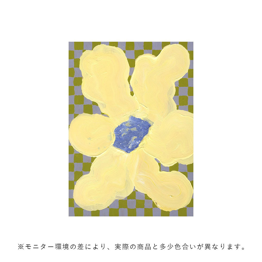 �ڥ����ڡ����оݡۡڤ����󤻡�Paper Collective (�ڡ��ѡ����쥯�ƥ���) �ݥ����� ��50��70�� Flowers with Checks 04  �̲�/����ƥꥢ/������/������������Ź�ʡڿ��ǥ������