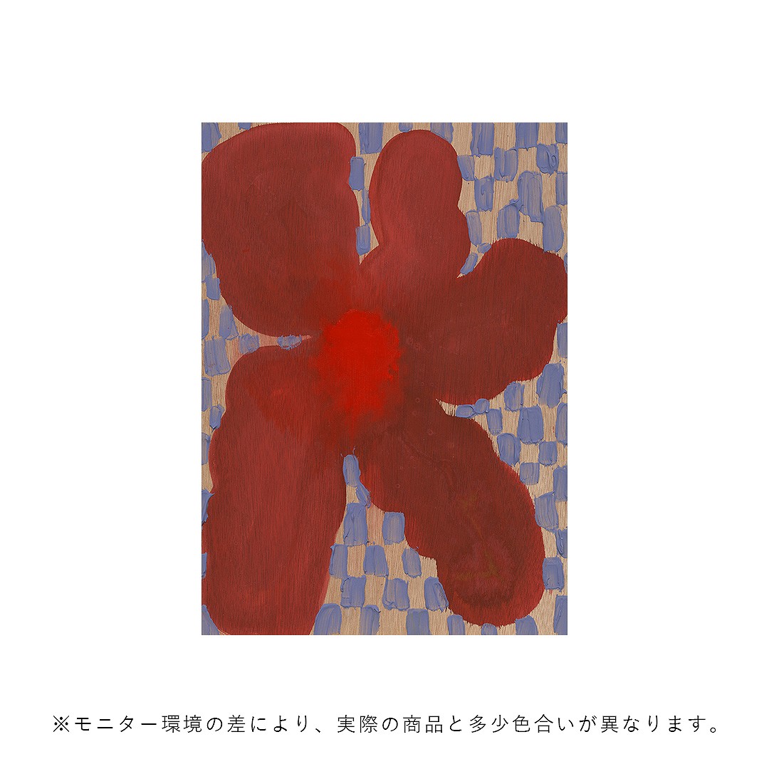 �ڥ����ڡ����оݡۡڤ����󤻡�Paper Collective (�ڡ��ѡ����쥯�ƥ���) �ݥ����� ��50��70�� Flowers with Checks 06 �̲�/����ƥꥢ/������/������������Ź�ʡڿ��ǥ������