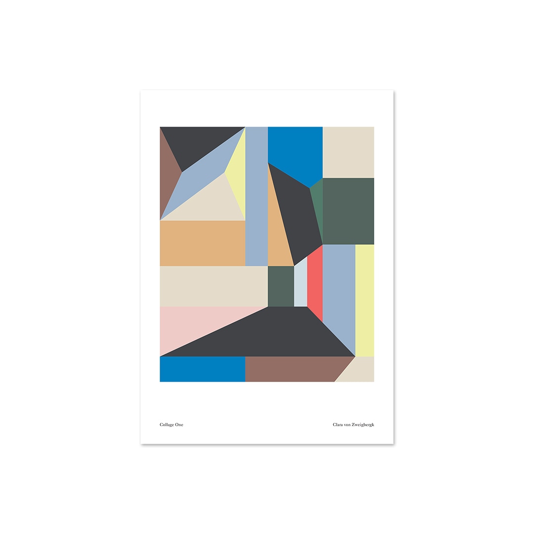 Paper Collective �ݥ�������30��40��Collage One �̲� ����ƥꥢ������ �ڡ��ѡ����쥯�ƥ��� Clara Von Zweigbergk ������������Ź�� �ڤ����󤻡ۡڥ����ڡ����оݡۡ�NEW�ǥ������