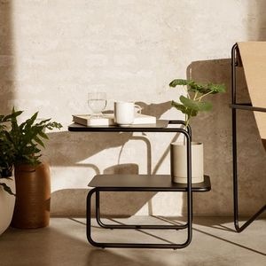 �ڤ櫓���ꡦ50%OFF��Ferm Living Level Side Table ��٥륵���ɥơ��֥� �֥�å� �̲� ����ƥꥢ �ե������ӥ� ������������Ź��