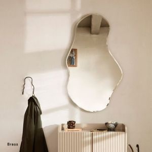 �ڤ櫓���ꡦ50%OFF��Ferm Living Pond Mirror �ݥ�ɥߥ顼 L �֥饹 �������������� �̲� �� �Ѹ� ����ƥꥢ �ե������ӥ� ������������Ź��