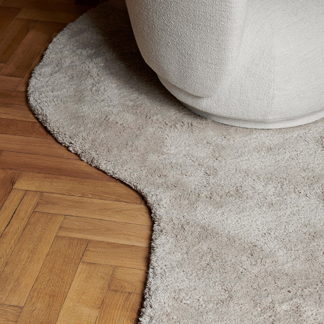 �ڹ���߸ˤ����Ferm Living (�ե������ӥ�) Forma Wool Rug (�ե���� ������饰) L ���å���֥饦��/���եۥ磻�� �̲�/����ƥꥢ/�ޥå�/������������Ź�ʡ�����̵����