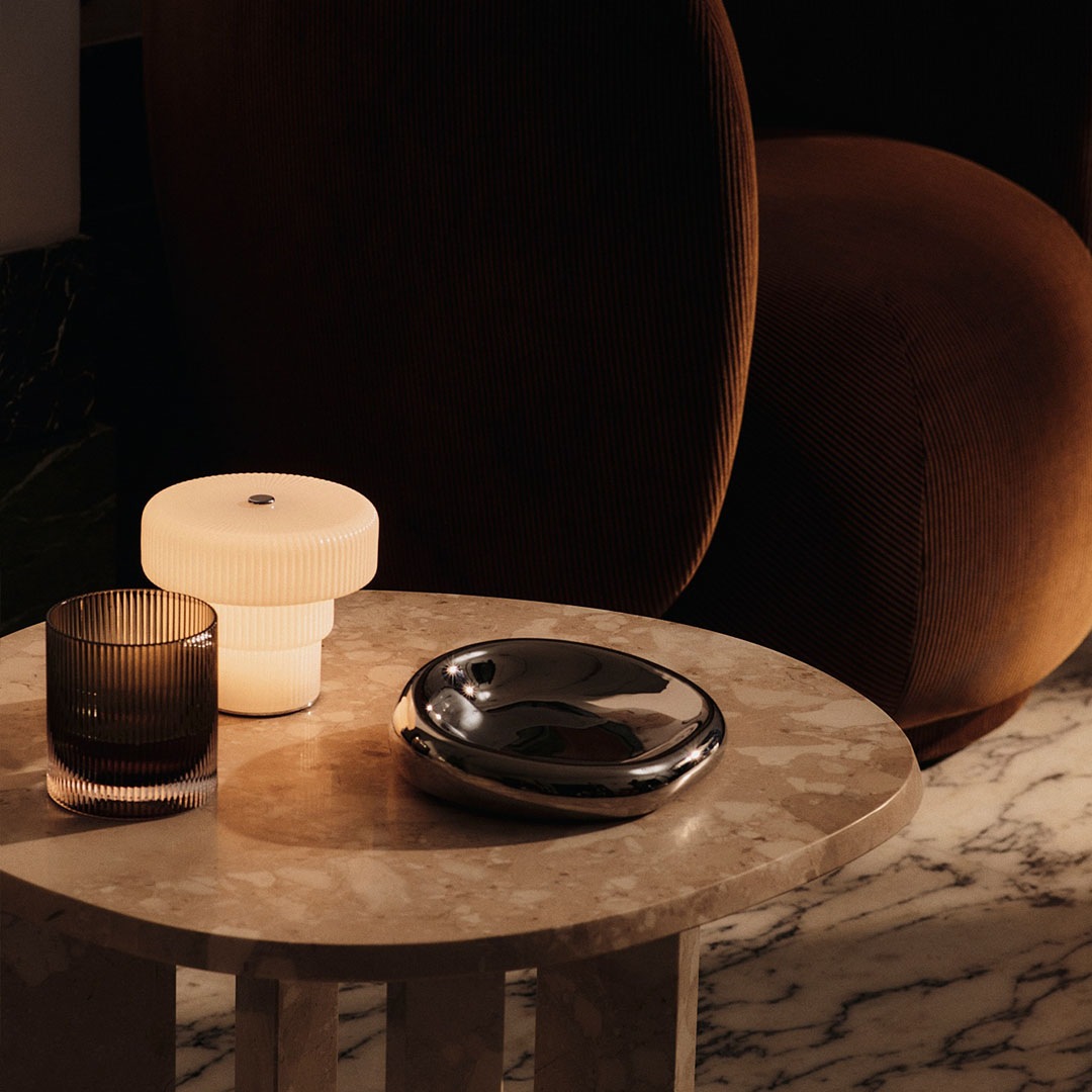 �ڤ����󤻡� Ferm Living (�ե������ӥ�) Ripple Portable Lamp (��åץ�ݡ����֥����) �̲�/����ƥꥢ/����/������������Ź��