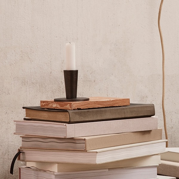 佪λ50%OFFFerm Living (եӥ) Hoy Casted Candle Holder (ۥɥۥ) Low ֥åߥ˥ ̲/ƥꥢ/ɥ륹/ŹʡڥХåڡоݡ