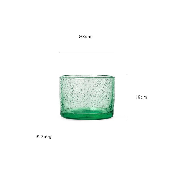 �ڹ���߸ˤ����Ferm Living (�ե������ӥ�) Oli Water Glass Low (���� �������������饹 ����) ����С�/�ꥵ�����륯�ꥢ �̲�/����/���饹/������������Ź
