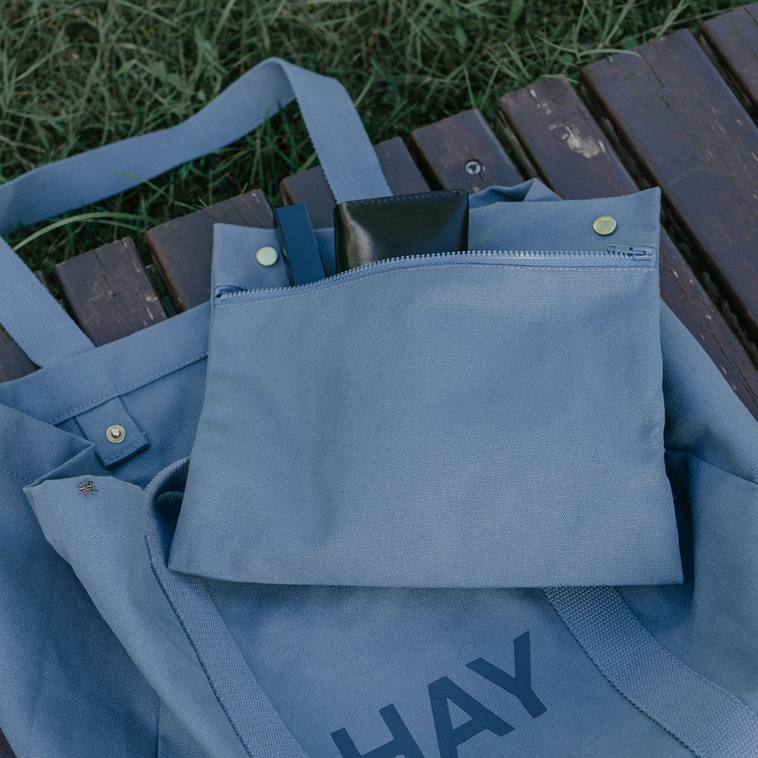 HAY (�إ�) Shopper Bag ����åѡ��Хå� M ��٥����/�С�����ǥ�/���եȥ�������/��������֥롼 �̲� �̲��ǥ�����/����åԥ󥰥Хå�