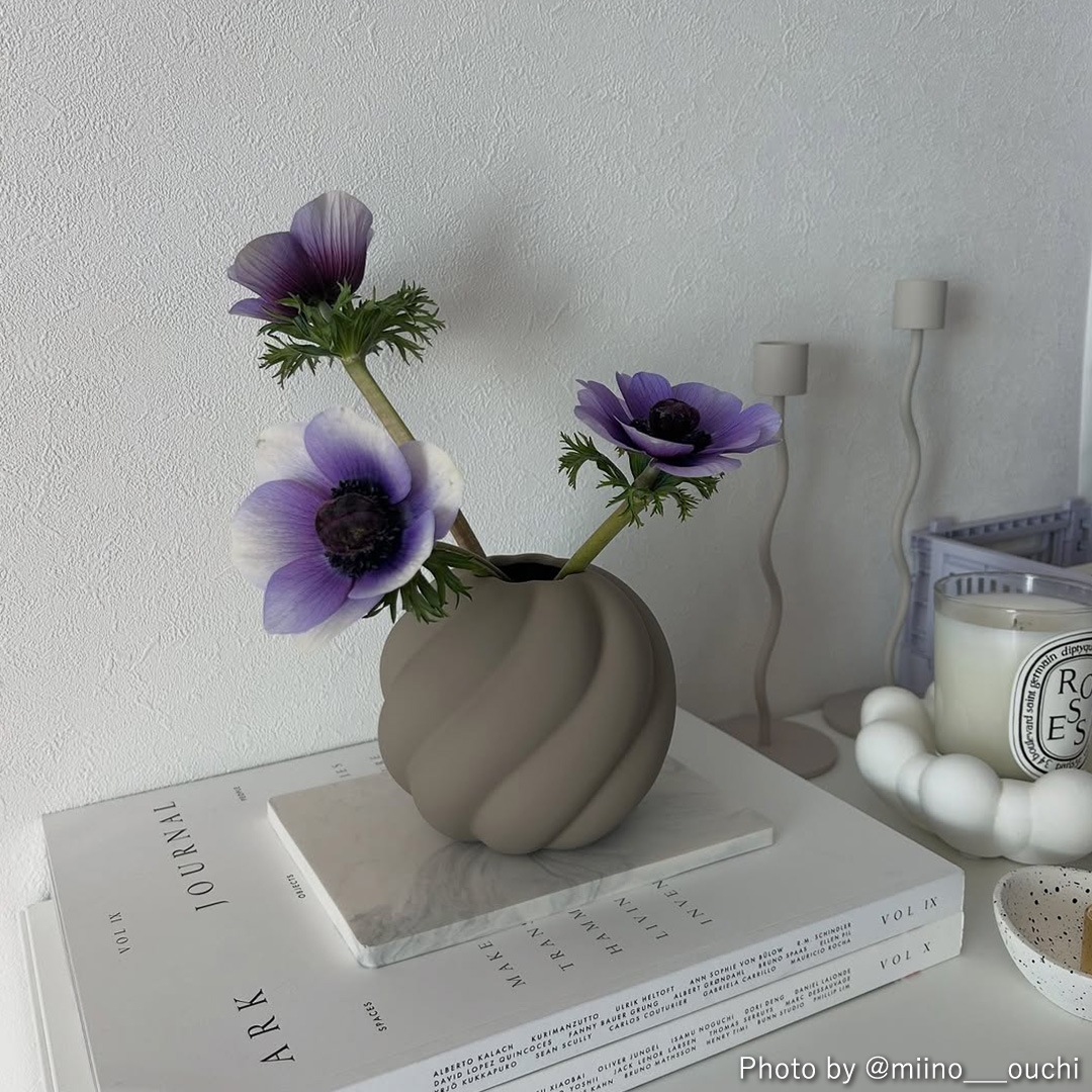 Cooee Design (���������ǥ�����) Twist Ball Vase (�ĥ����� �ܡ���١���) 12cm ����� �̲�/����ƥꥢ/����/������������Ź��