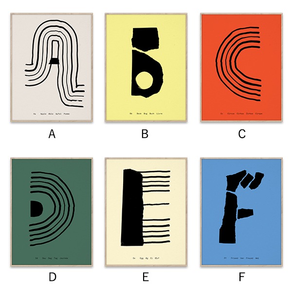 ڥڡоݡۡڤ󤻡Paper CollectiveMADO (ޥ) ݥ 3040cm Alphabet Spaghetti AR