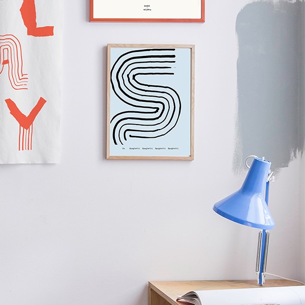 ڥڡоݡۡڤ󤻡Paper CollectiveMADO (ޥ) ݥ 3040cm Alphabet Spaghetti S/&#198;/&#216;/&#197;
